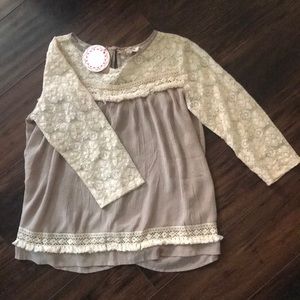 Boho Top with Lace Details